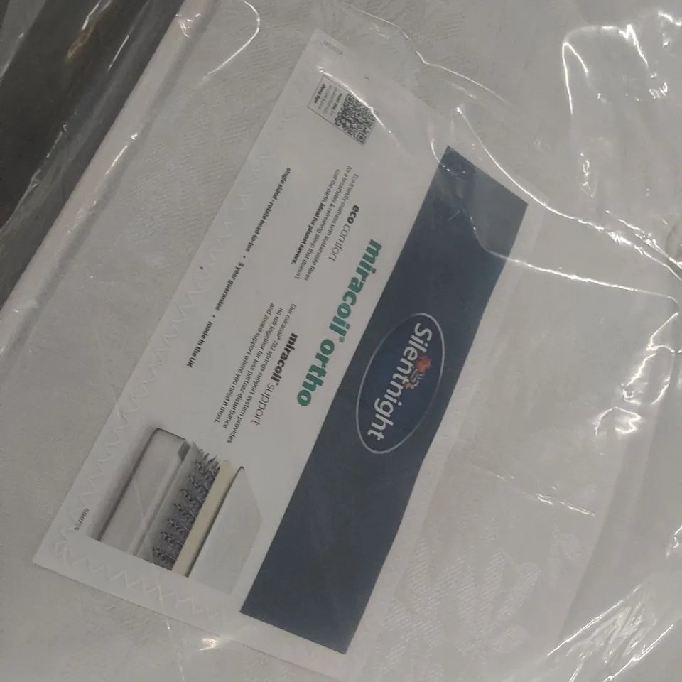 BAGGED SILENTNIGHT MIRACOIL ORTHO MATTRESS 6' SUPER KINGSIZE 
