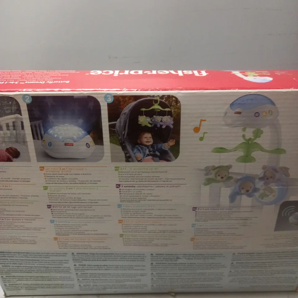 FISHER PRICE BUTTERFLY DREAMS 3-IN-1 PROJECTION MOBILE