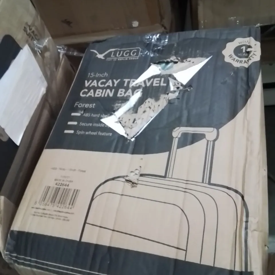 BOXED LUGG 15INCH VACAY TRAVEL CABIN BAG FOREST