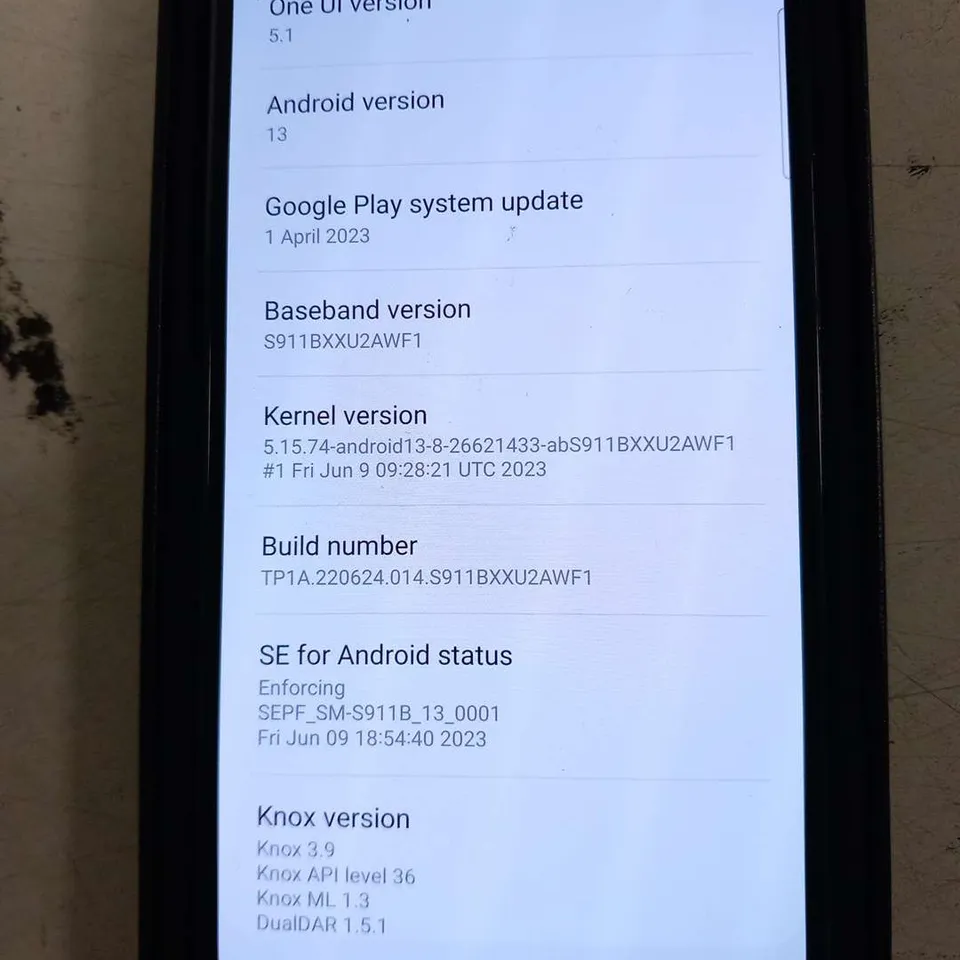 BOXED SAMSUNG GALAXY S23 SMARTPHONE 