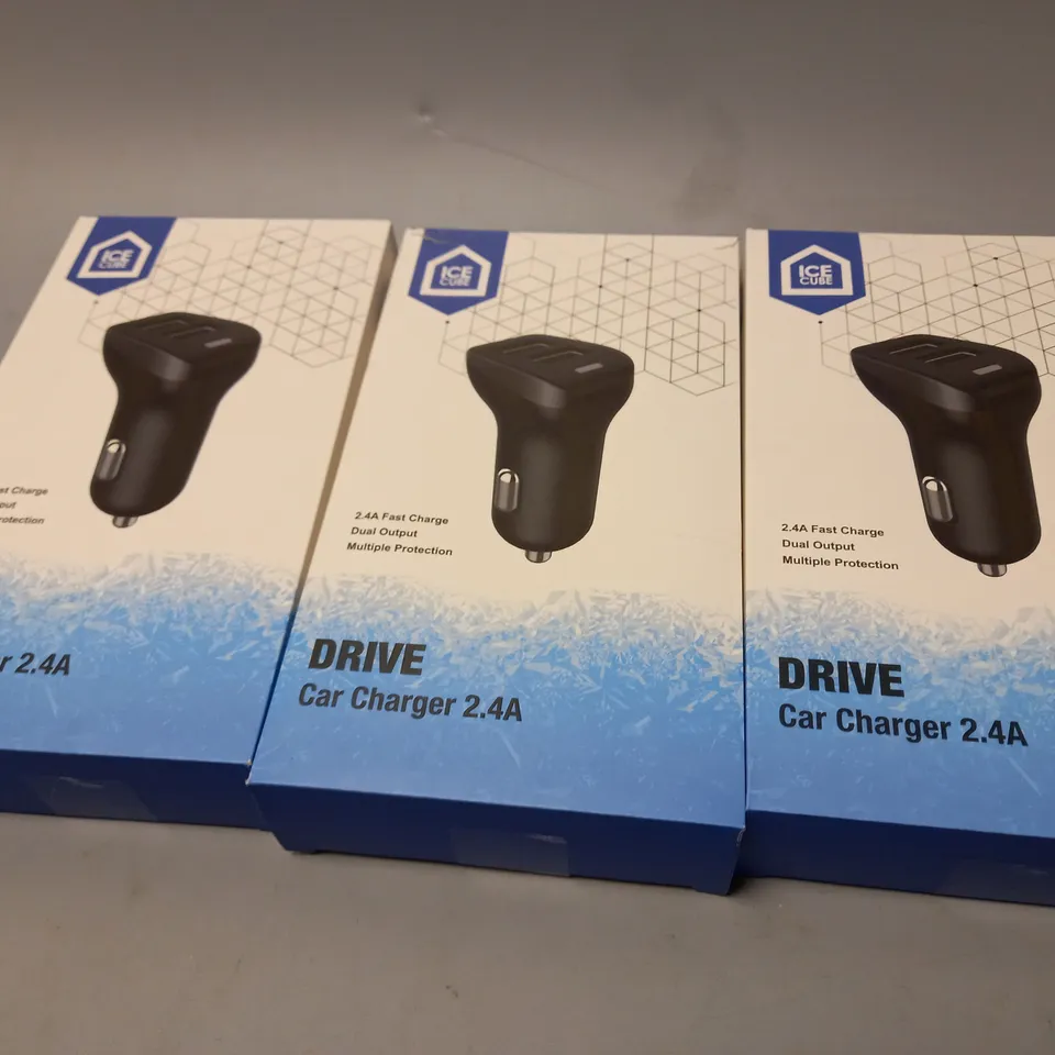 BOX OF 10 DRIVE CAR CHARGERS 