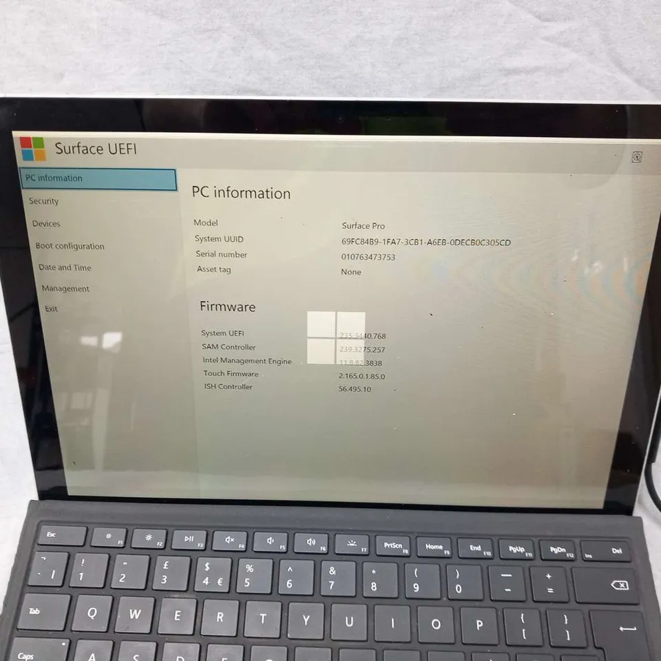 MICROSOFT SURFACE PRO 128GB