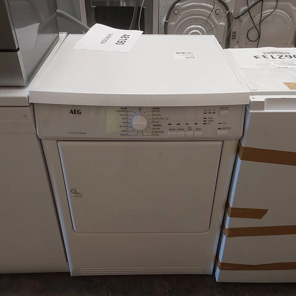 AEG T65170AV VENTED 7KG TUMBLE DRYER - WHITE