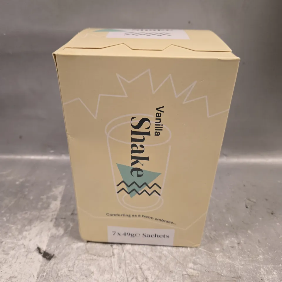 SEALED HABITUAL VANILLA SHAKE SACHETS - 7 X 49G