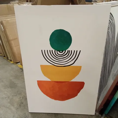 STACKED III - WRAPPED CANVAS PRINT