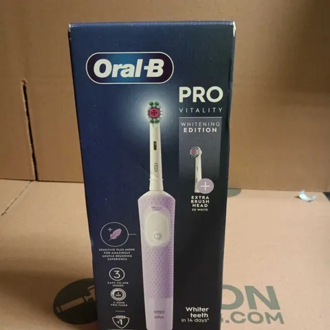 ORAL-B PRO VITALITY WHITENING EDITION ELECTRIC TOOTHBRUSH – PURPLE