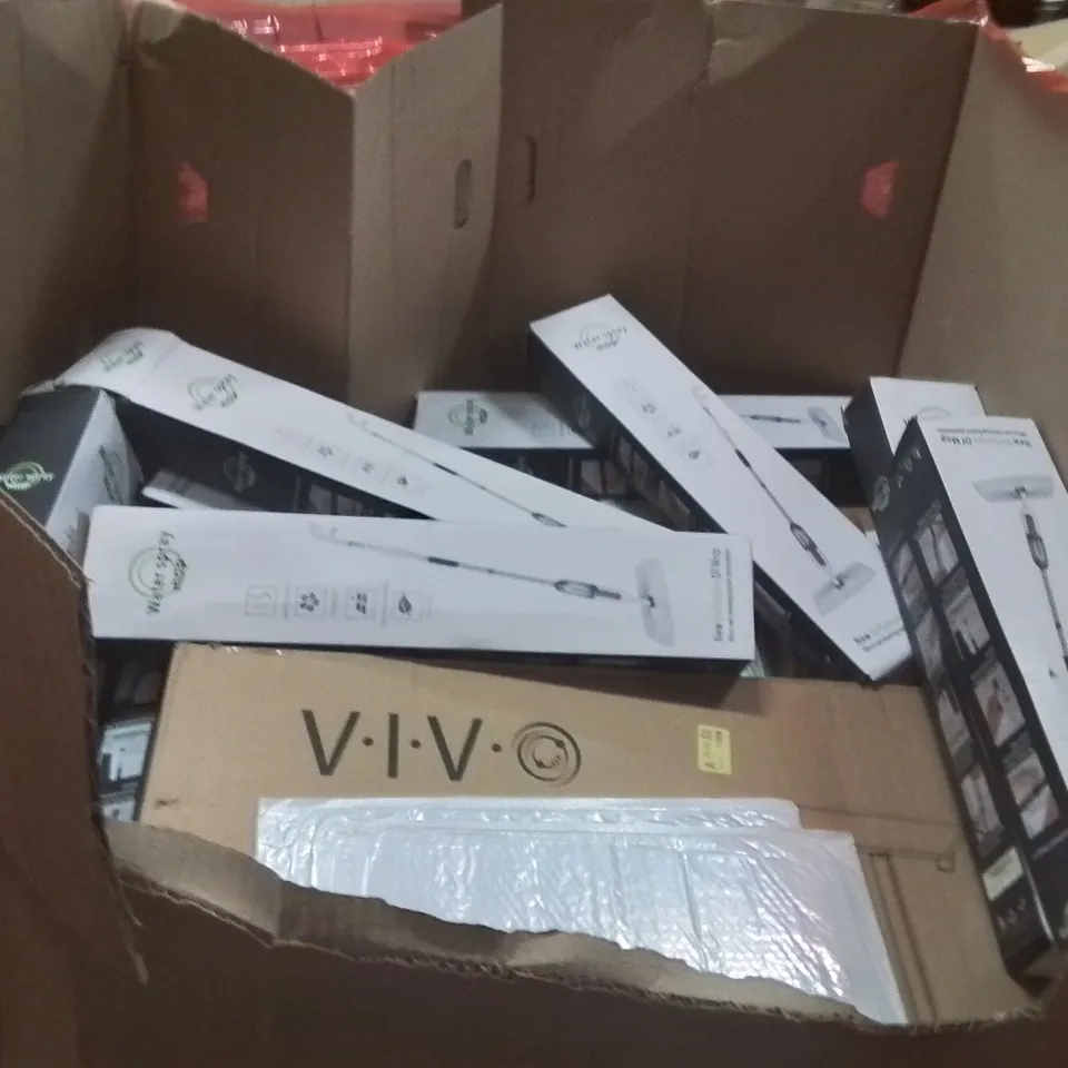 PALLET OF ASSORTED HOUSEHOLD GOODS AND PRODUCTS TO INCLUDE;SELF INFLATING SLEEP PAD,WATER SPRAY MOP