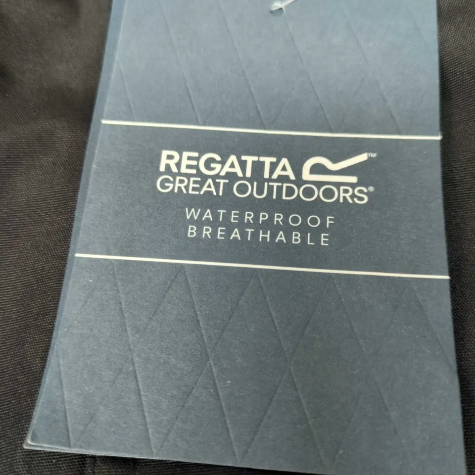 REGATTA GREAT OUTDOORS LUMEXIA III WATERPROOF PARKA JACKET – UK 10 – BLACK