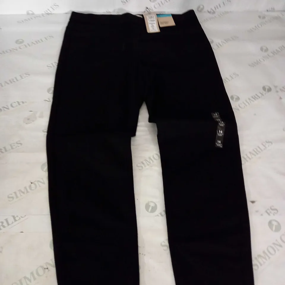 BLACK JEGGINGS SIZE 14