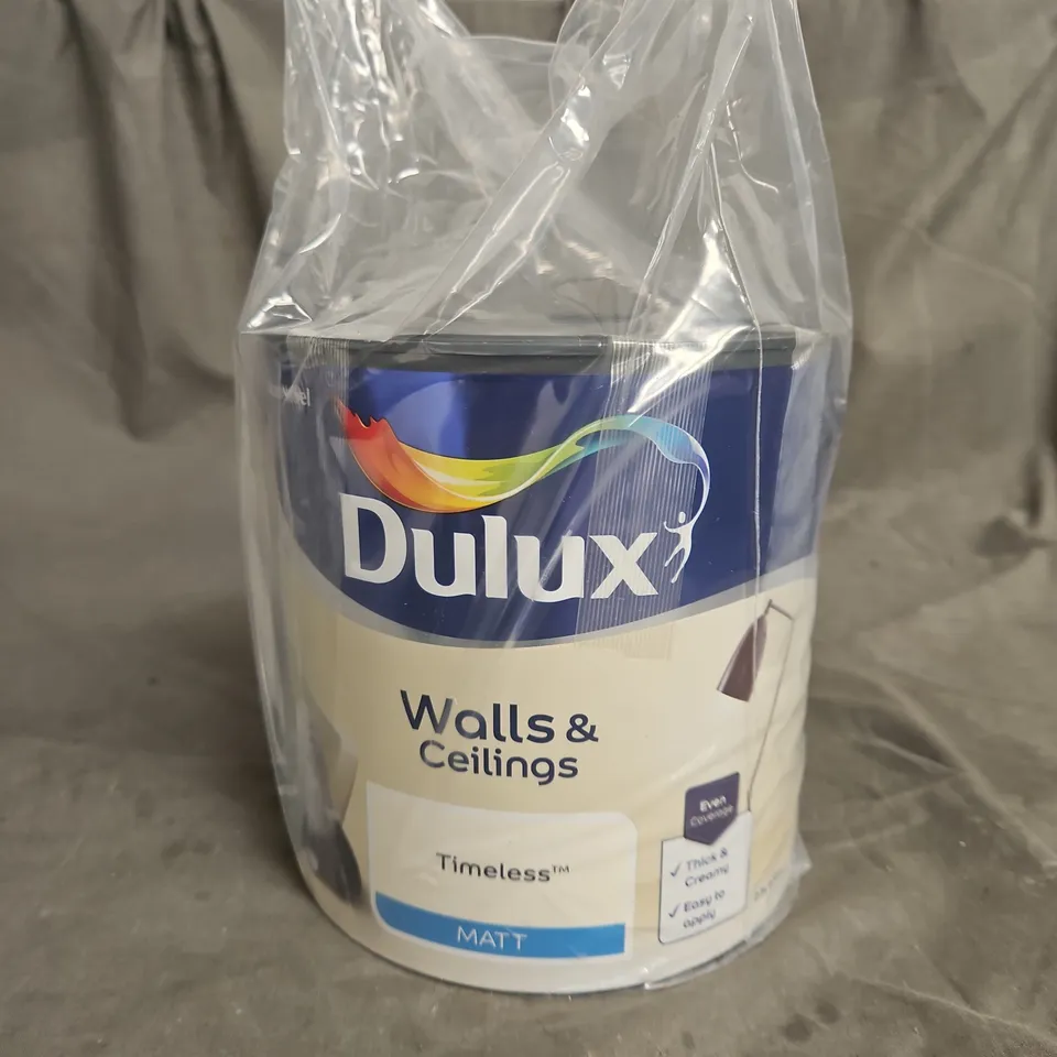 DULUX WALLS & CEILINGS TIMELESS MATT WALL & CEILING EMULSION PAINT, 2.5L