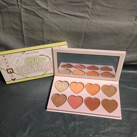 PLOUISE ALL OVER THE PLACE FACE PALETTE – HEART-SHAPED PANS, PINK/PEACH TONES