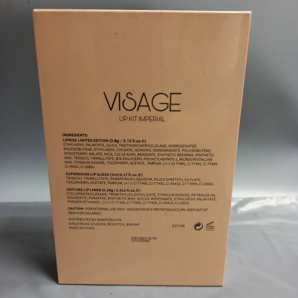 BOXED AND SEALED VISAGE LIP KIT