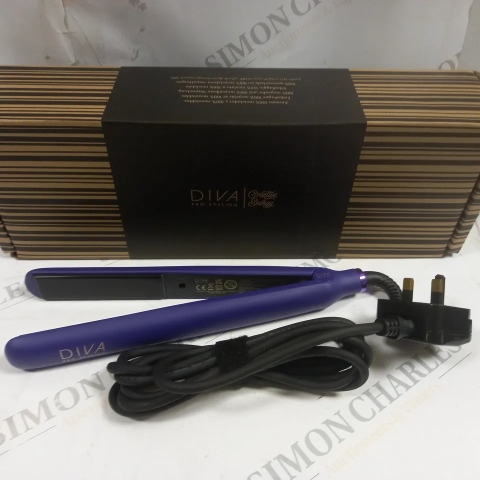 BOXED DIVA PRO STYLING INTELLIGENT DIGITAL STYLER 