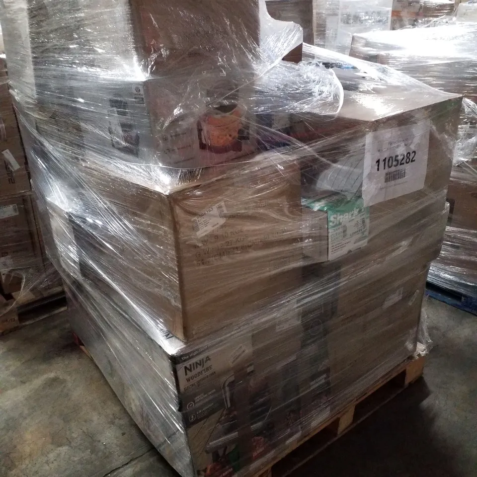 PALLET OF APPROXIMATELY 19 UNPROCESSED RAW RETURN HOUSEHOLD AND ELECTRICAL GOODS TO INCLUDE;