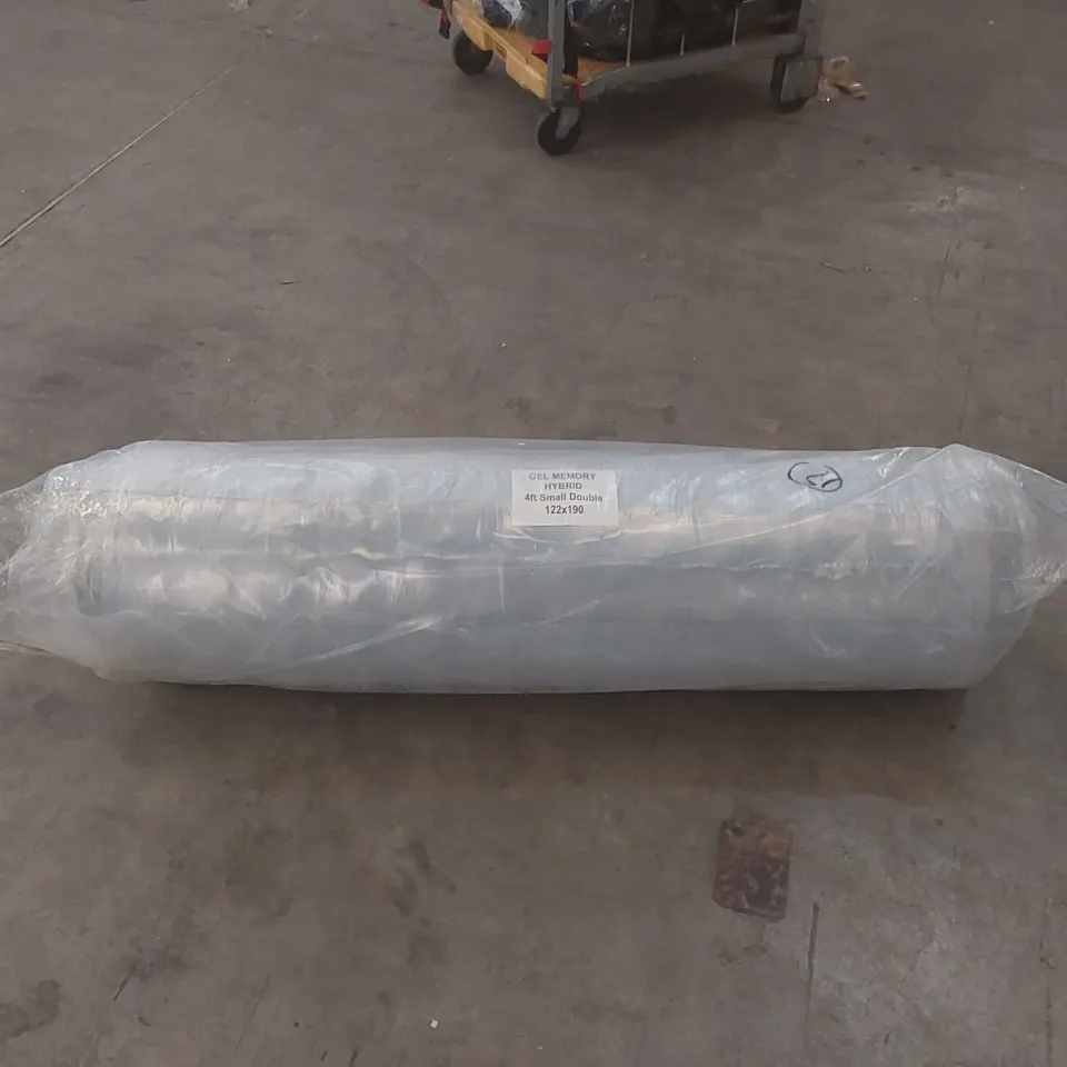BRAND NEW BAGGED AND ROLLED GEL MEMORY HYBRID MATTRESS - 4FT SMALL DOUBLE