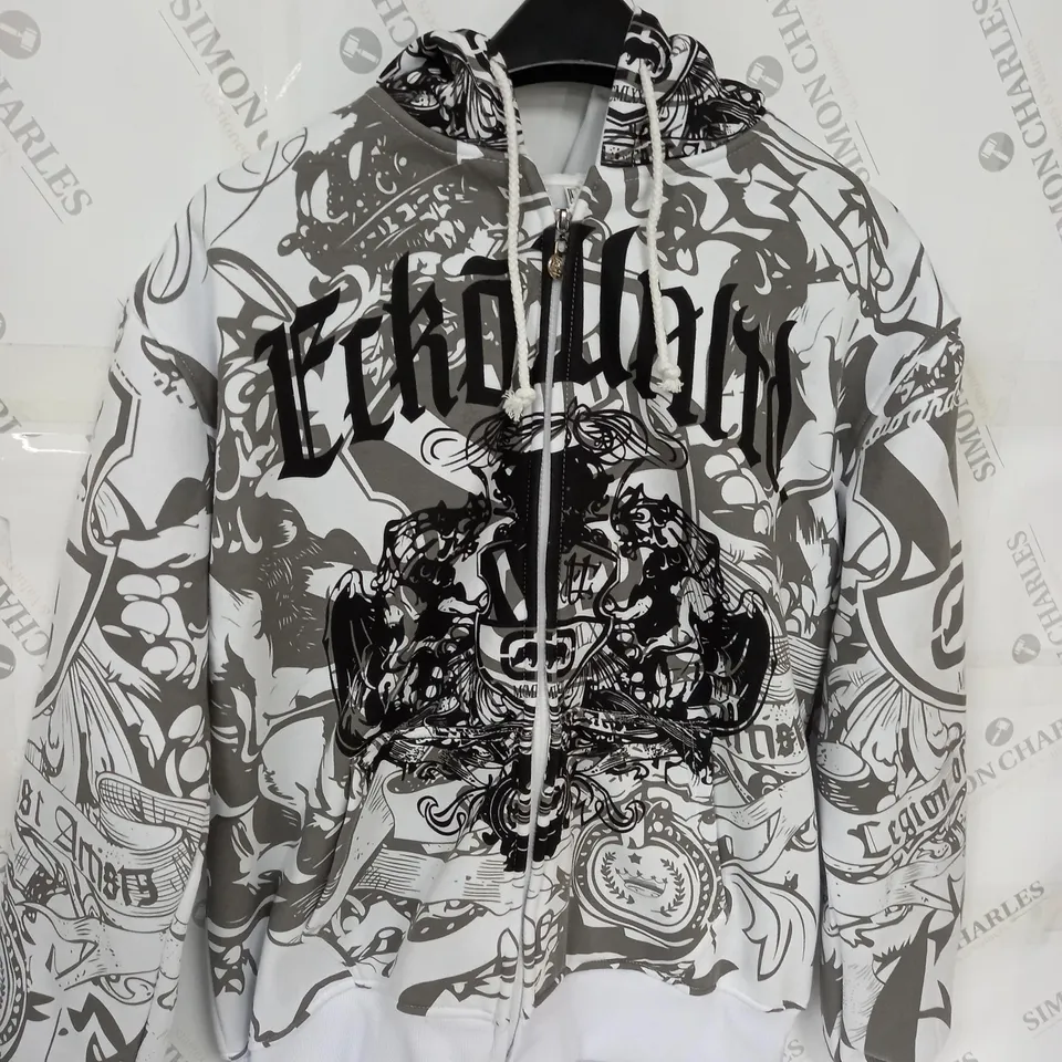 ECHO GRAFITTI ZIPPED JACKET SIZE M