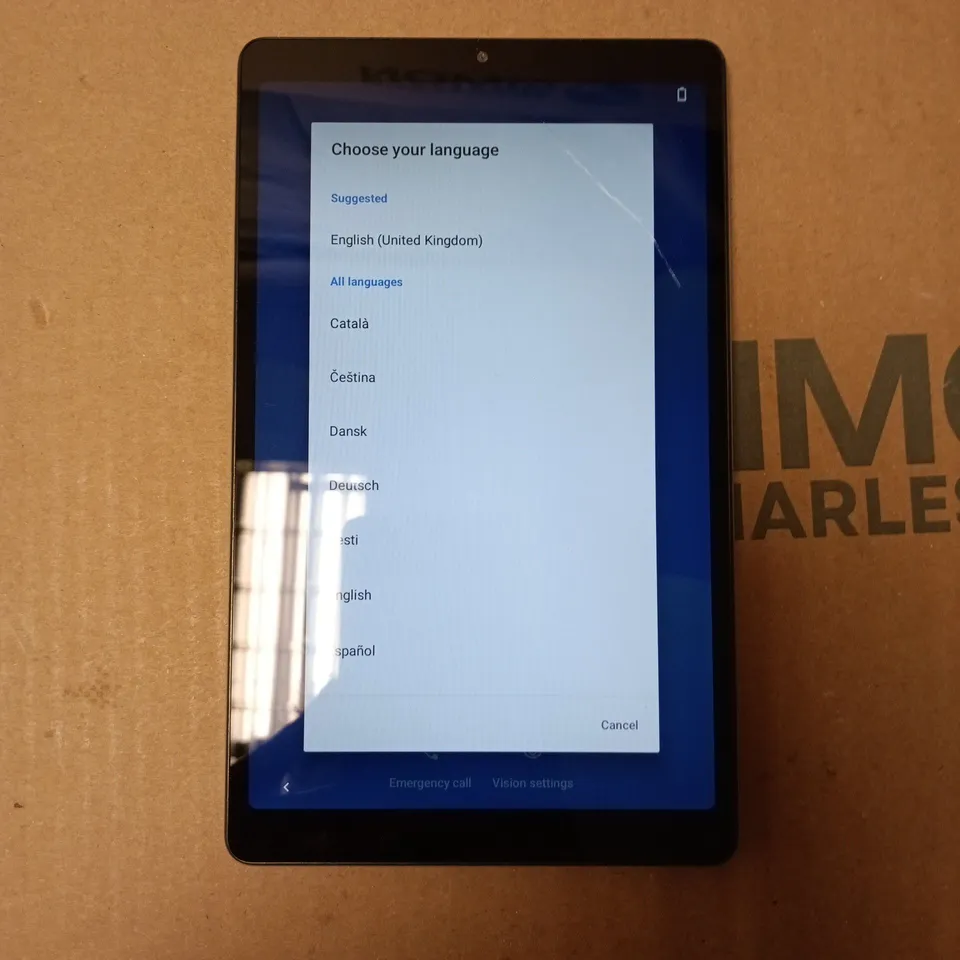 LENOVO TAB M8 TABLET