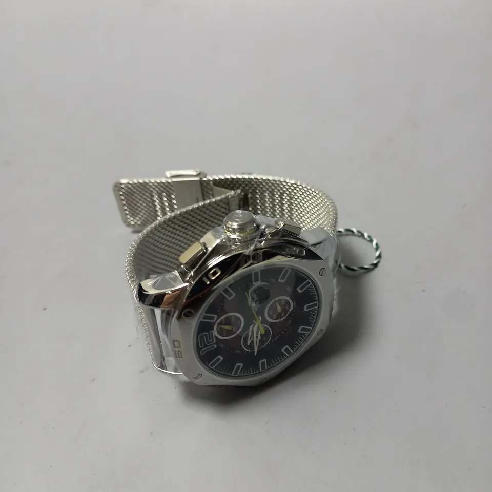 GAMAGES CENTURION STEEL WATCH 