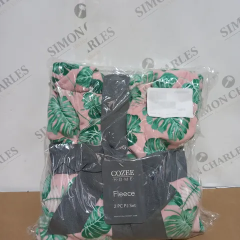 COZEE HOME FLEECE 2 PIECE PJ SET
