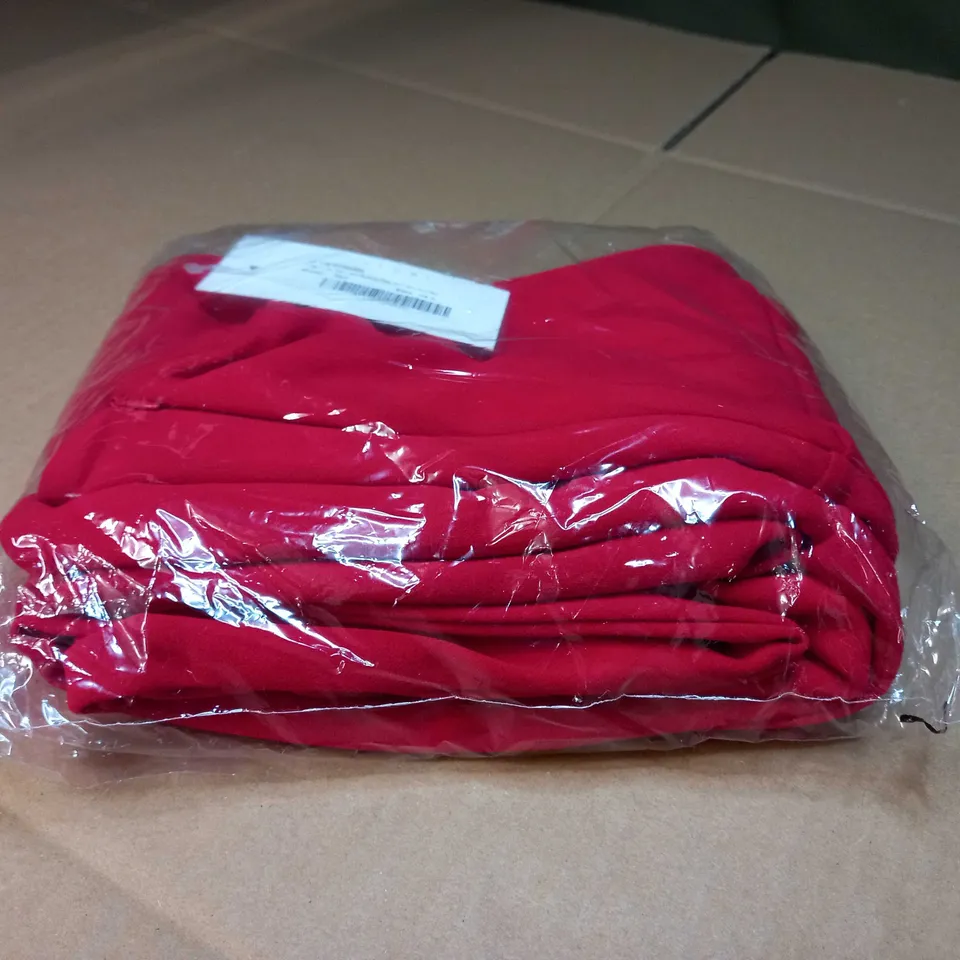 PACKAGED CLUB L RED BANDEAU MAXI WITH SPLIT HEM - SIZE 6