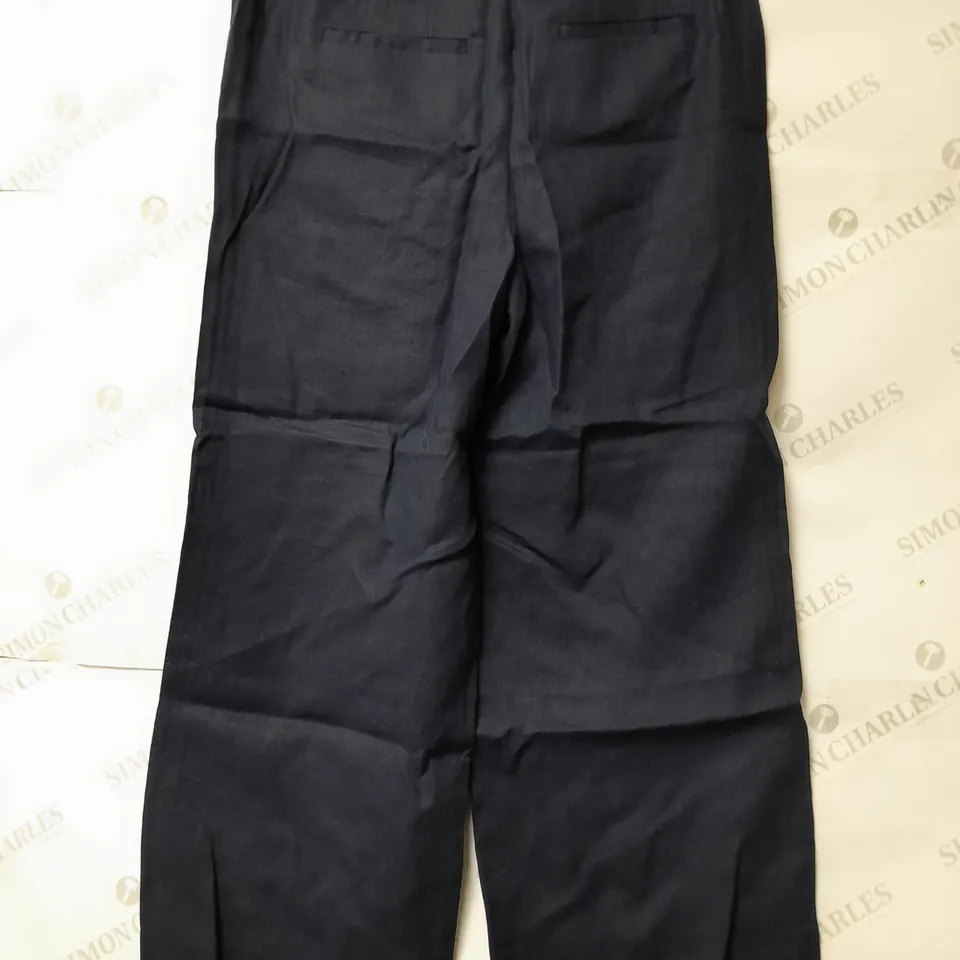 BODEN LADIES WIDE LEG TROUSERS DARK BLUE SIZE 12