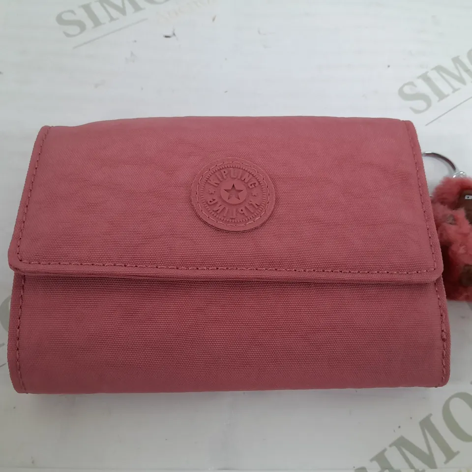 KIPLING SALMON PINK PURSE 