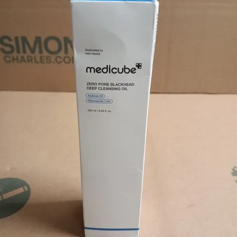 SEALED MEDICUBE ZERO PORE BLACKHEAD DEEP CLEANSING OIL 205ML