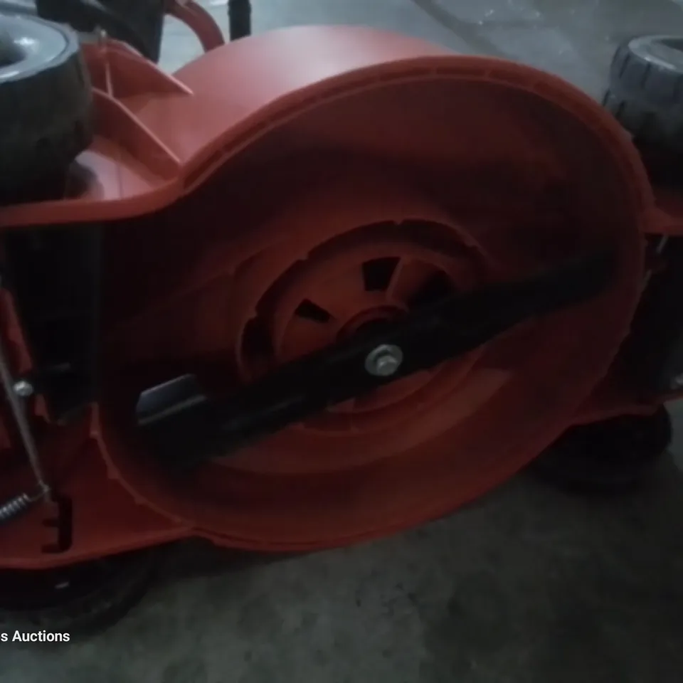 EINHELL CORDLESS ROTARY LAWN MOWER WITH GRASS BOX (NO BATTERY OR CHARGER)