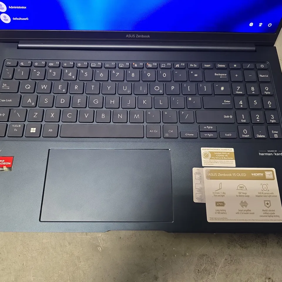 BOXED ASUS ZENBOOK 15 NOTEBOOK PC