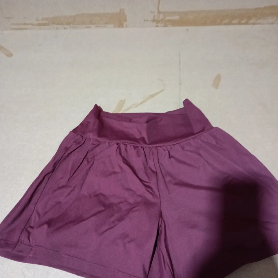 HALARA WOMEN'S LONG SHORTS – PURPLE, SIZE M
