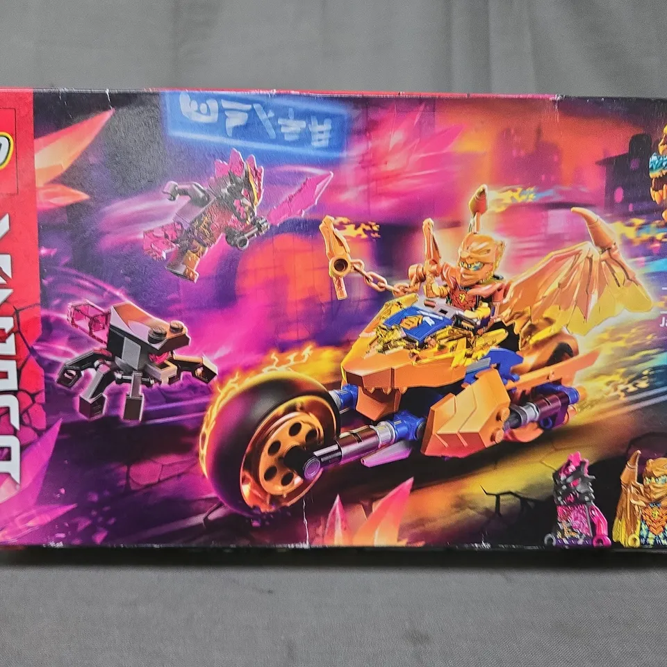 BOXED LEGO NINJAGO 71768 - JAY'S GOLDEN DRAGON MOTORBIKE