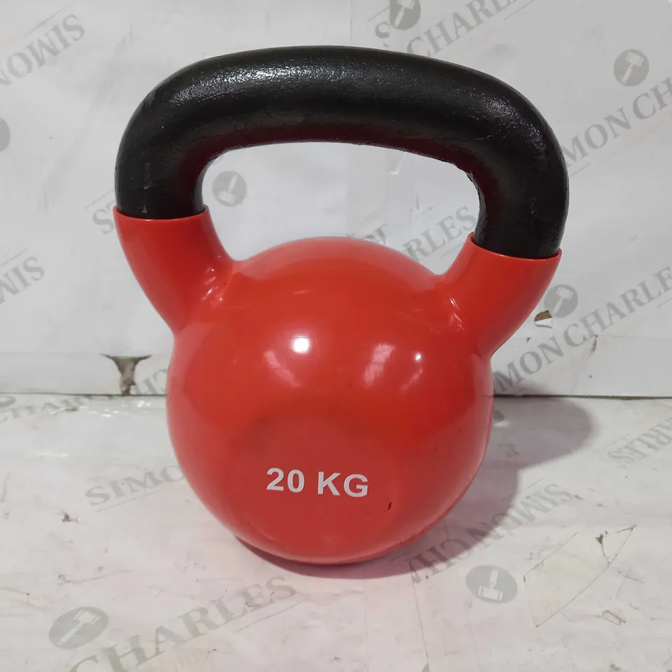 DESIGNER STYLE KETTLEBELL IN ORANGE (20KG)