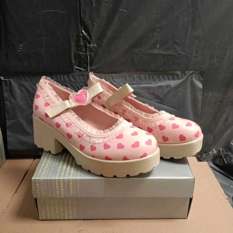 KOI MELANIE SWEETHEART MARY JANE SHOES PINK SIZE 11