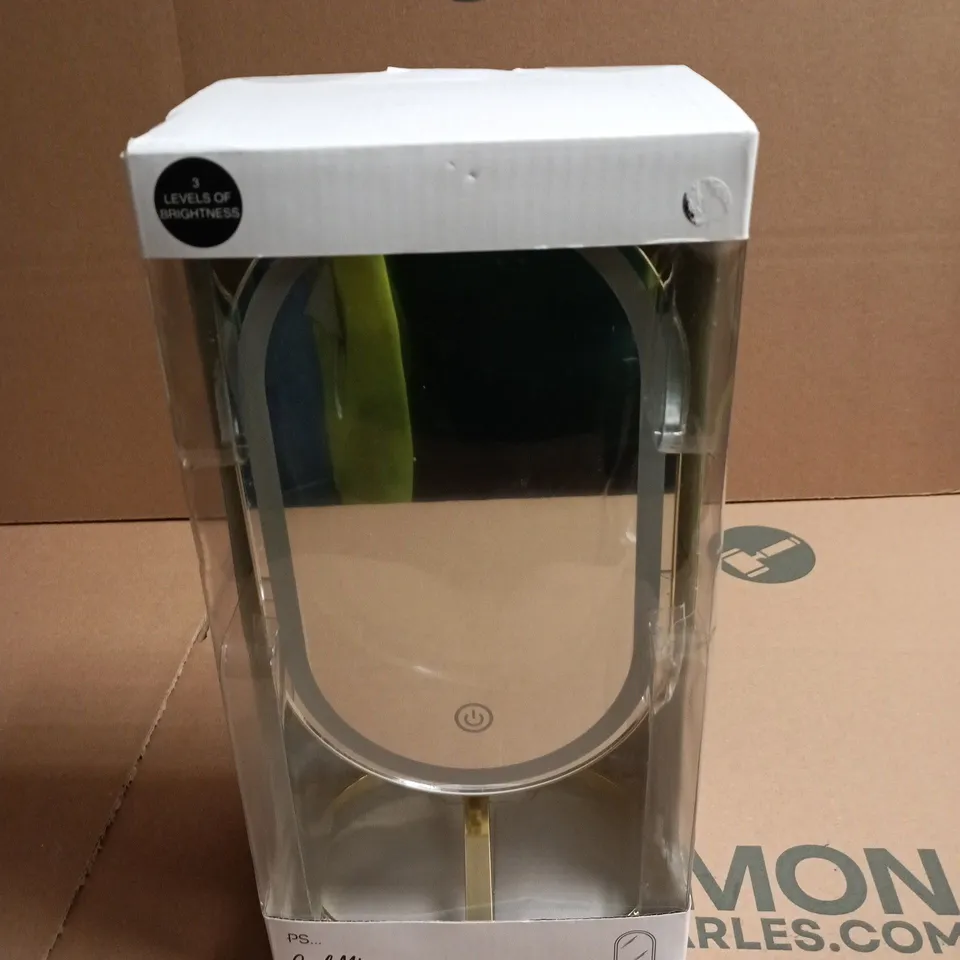 OVAL LED MIRROR WITH TOUCH POWER – 3 LEVELS OF BRIGHTNESS, BOXED