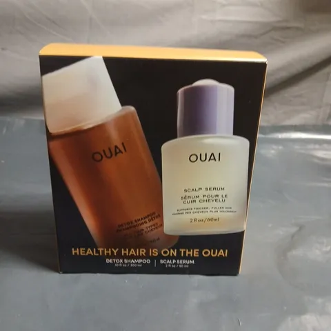 OUAI DETOX SHAMPOO & SCALP SERUM DUO SET – HAIR CARE
