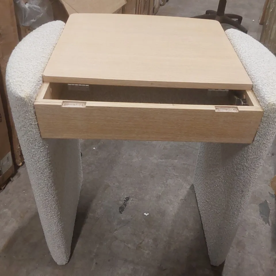 BOXED FRANKIE FABRIC COMPACT DRESSING TABLE - DAMAGED 