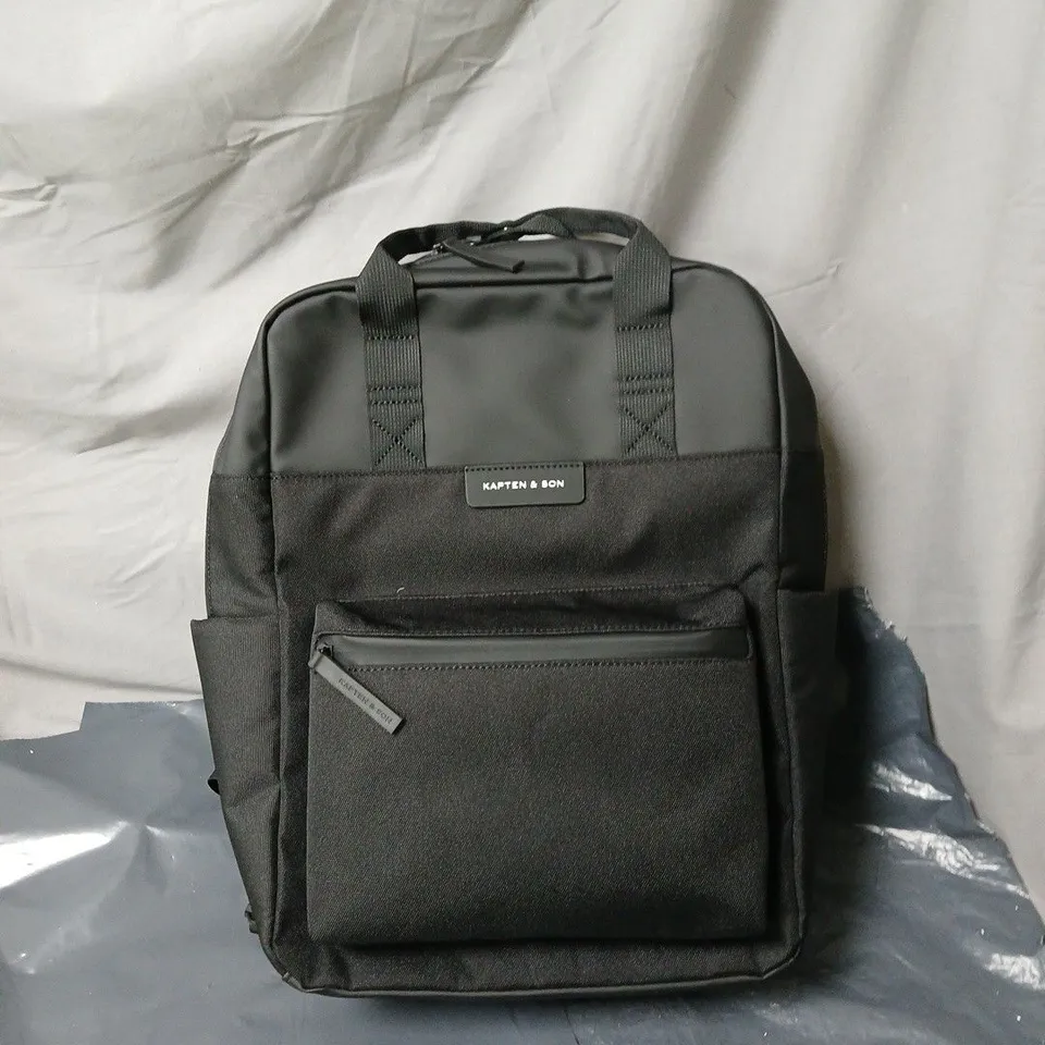 KAPTEN & SON BACKPACK – BLACK