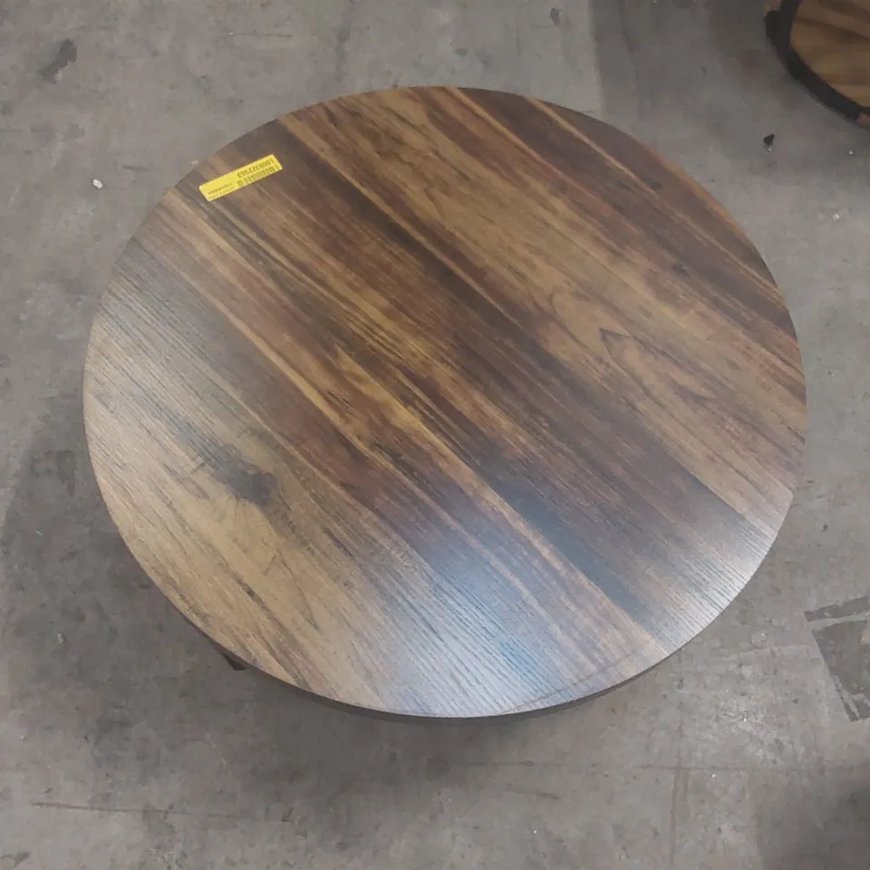 FLOOR SHELF COFFEE TABLE WITH STORAGE