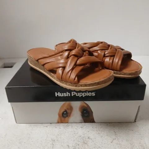 HUSH PUPPIES ALYSSA SANDAL TAN, WOMEN'S UK 7