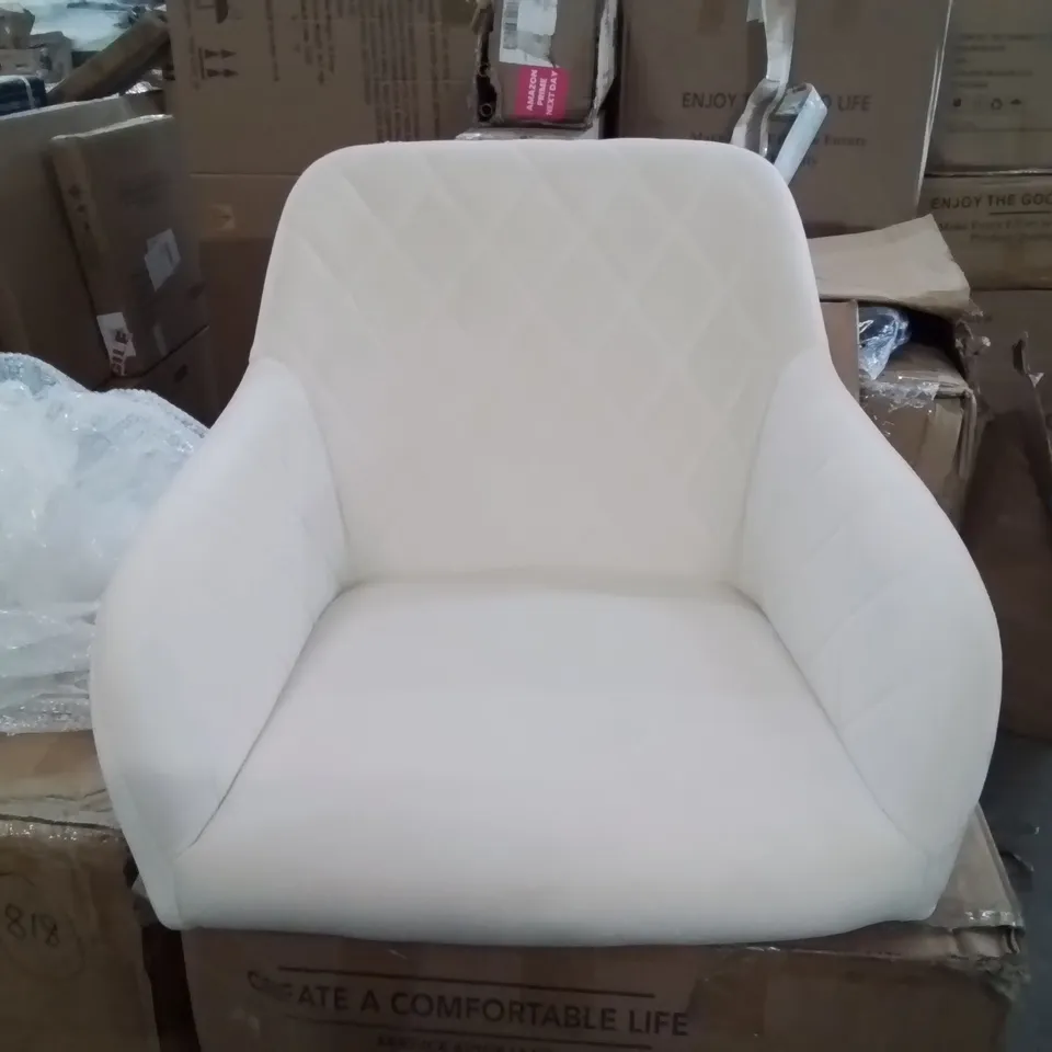 BOXED SET OF 2 CREAM MOREE DINING CHAIRS
