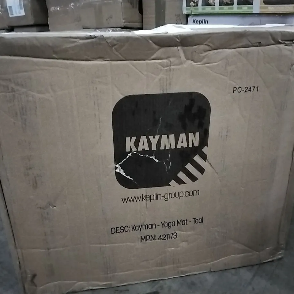 BOXED KEPLIN YOGA MATS 10PCS TEAL