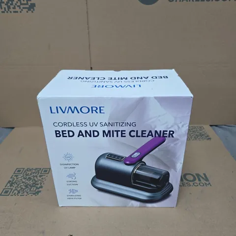 LIVMORE CORDLESS UV SANITIZING BED & MATTRESS CLEANER