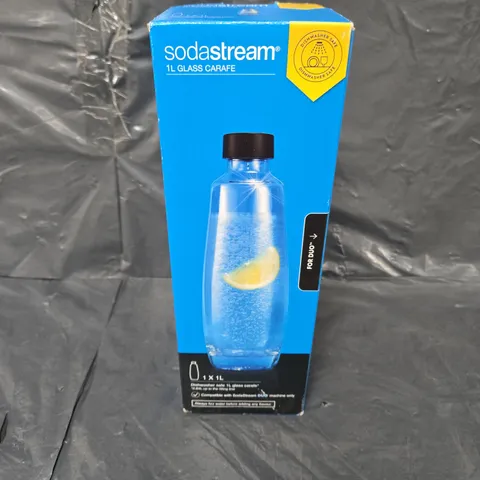 BOXED SODASTREAM 1L GLASS CARAFE