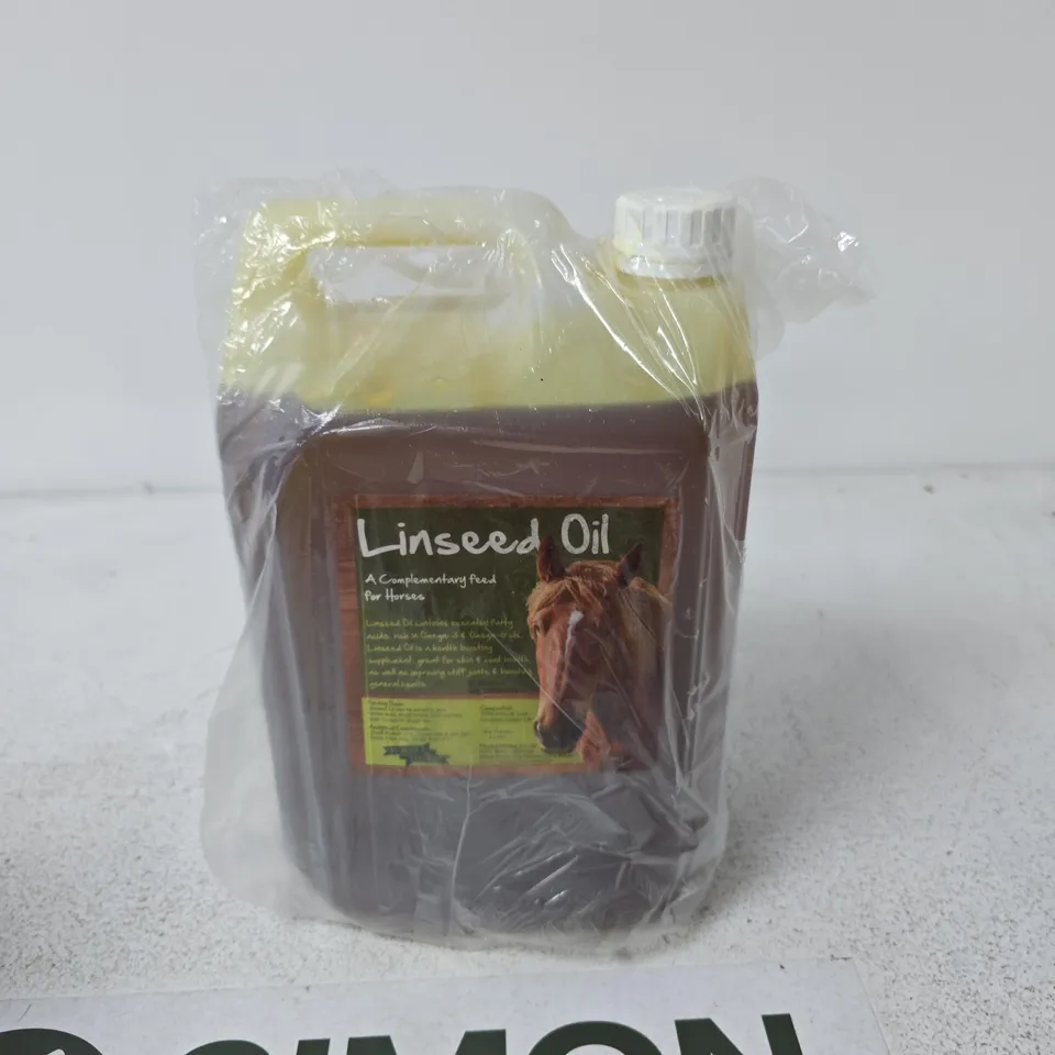 LINSEED OIL FOR HORSES – FEED SUPPLEMENT IN PLASTIC JUG