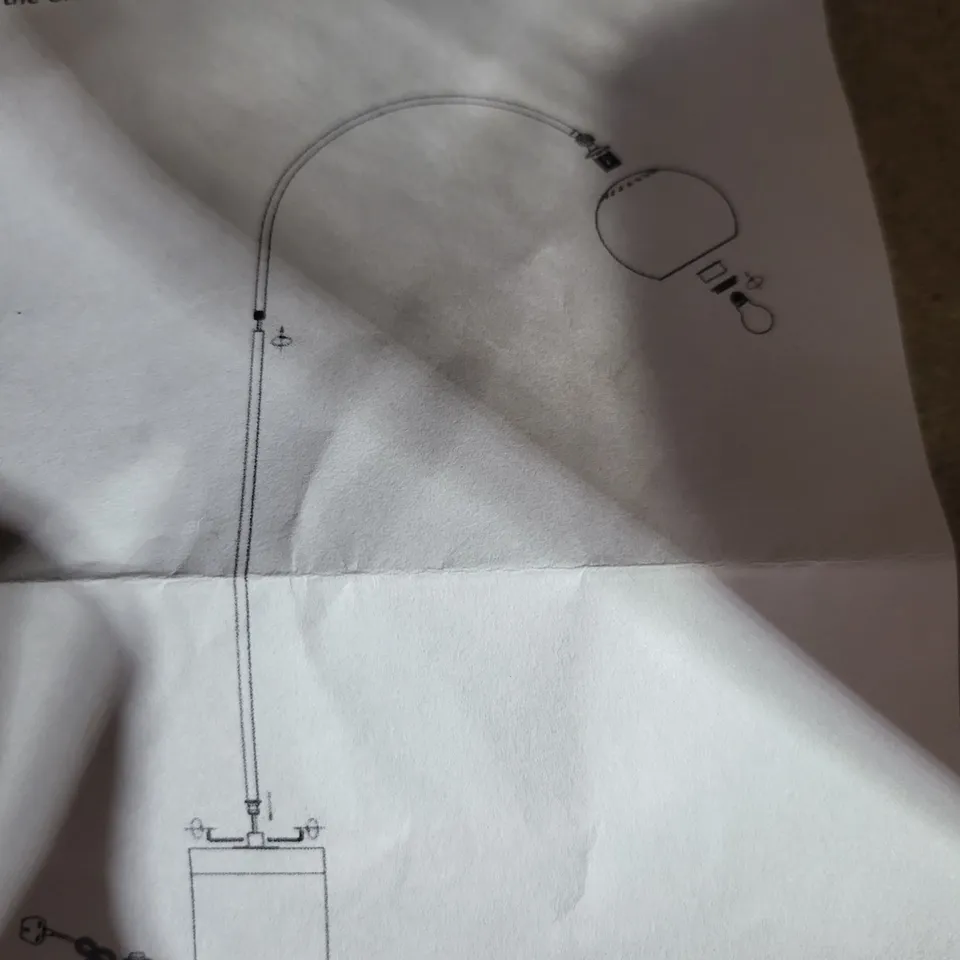JOHN LEWIS FINLAY CRYSTAL FLOOR LAMP - POLISHED CHROME 