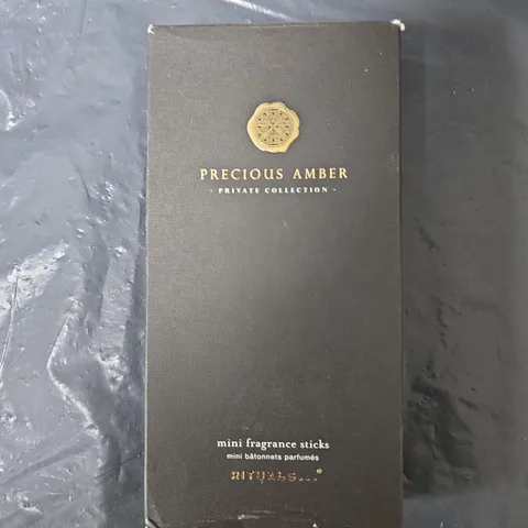 RITUALS PRECIOUS AMBER MINI FRAGRANCE STICKS – PRIVATE COLLECTION (BOXED)