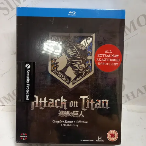 SEALED ATTACK ON TITAN SEASON 1 BLU-RAY COLLECTION