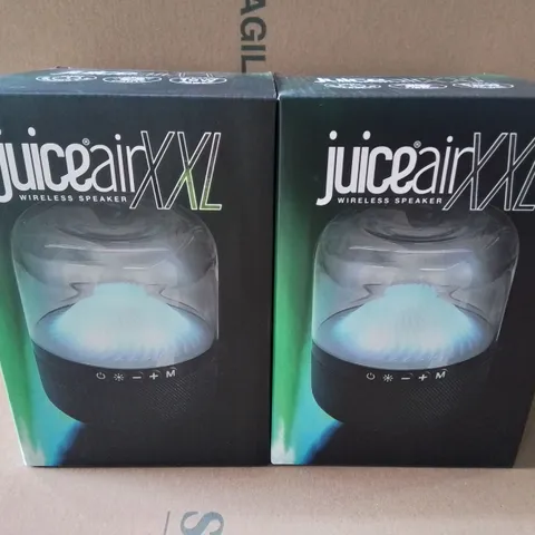LOT OF 2 BOXED BRAND NEW JUICE XXL WIRELESS SPEAKER