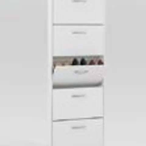 BOXED BRAND NEW 5 SECTION SHOE STORAGE UNIT ( FINISH NOT SPECIFIED )