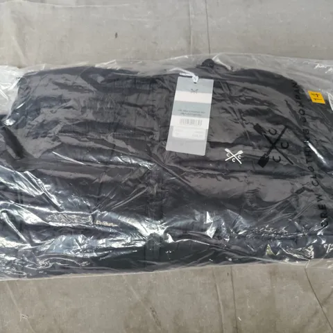 BAGGED CREW CLOTHING COMPANY LIGHTWEIGHT PADDED GILET IN BLACK SIZE 14